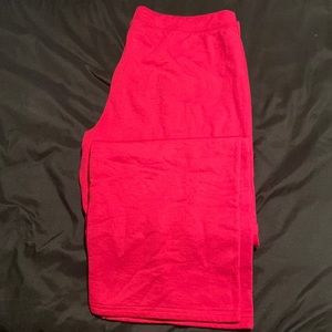 Pink sweatpants, XL.